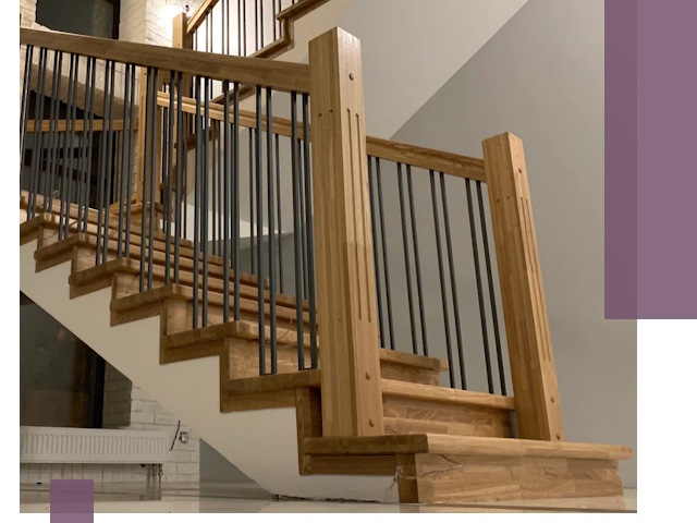 Реставрация деревянных и металлических лестниц в Качканаре