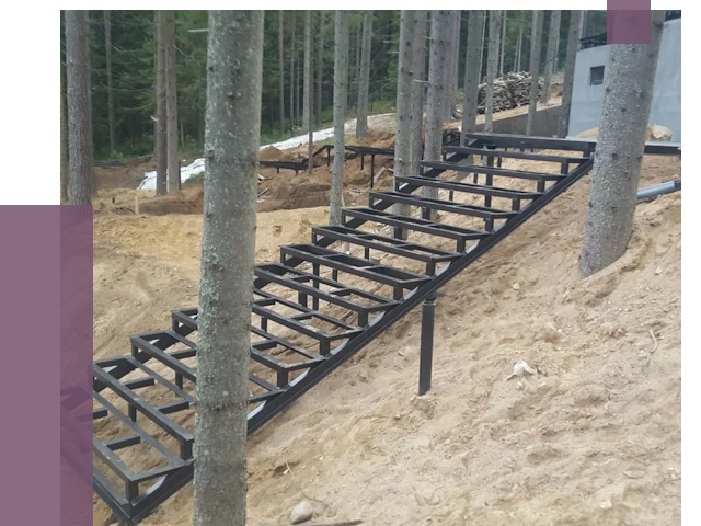 Монтаж металлических лестниц в Качканаре от 13585 руб. 