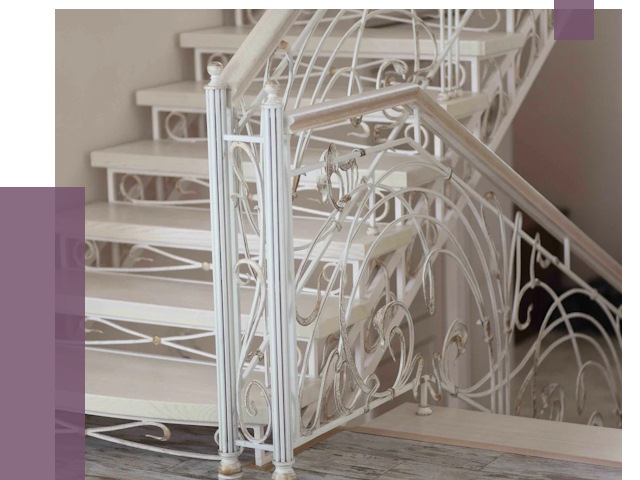 Изготовление кованых лестниц на заказ в Качканаре от 87151 руб. | ПРОЛЁТ-Кчк