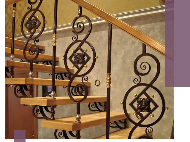 Изготовление кованых лестниц под ключ в Качканаре