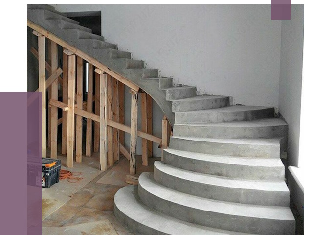 Изготовление бетонных лестниц под ключ в Качканаре от 19993 руб. | ПРОЛЁТ-Кчк
