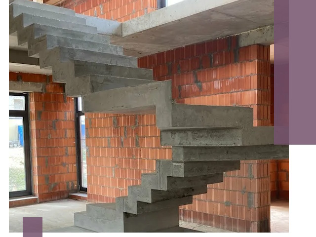 Изготовление бетонных лестниц под ключ в Качканаре