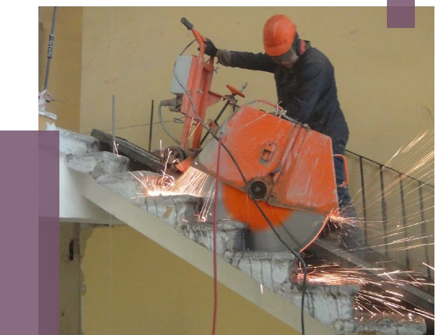 Демонтаж бетонных лестниц в Качканаре от 4614 руб. за м2 | ПРОЛЁТ-Кчк