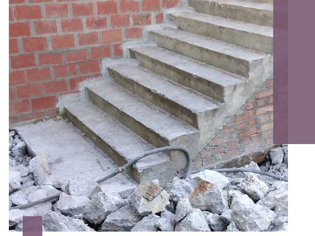 Демонтаж бетонных лестниц в Качканаре: быстро и безопасно