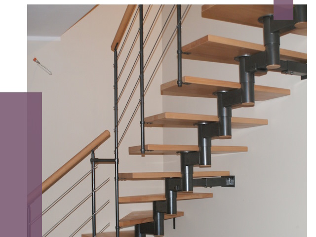 Изготовление модульных лестниц в Качканаре от 11535 руб. 