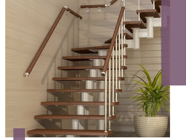 Изготовление модульных лестниц под ключ в Качканаре