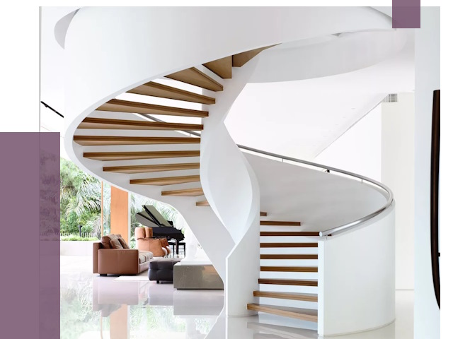 Винтовые лестницы в Качканаре под ключ от 48702 руб. | ПРОЛЁТ-Кчк