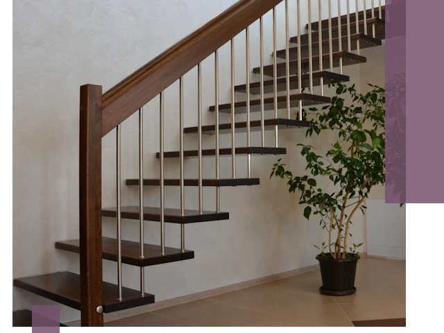 Лестницы на больцах под ключ в Качканаре – изготовление и монтаж