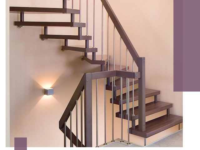 Изготовление лестниц на больцах в Качканаре под ключ