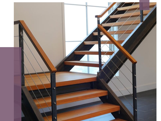 Изготовление лестниц на металлокаркасе в Качканаре от 18968 руб. | ПРОЛЁТ-Кчк