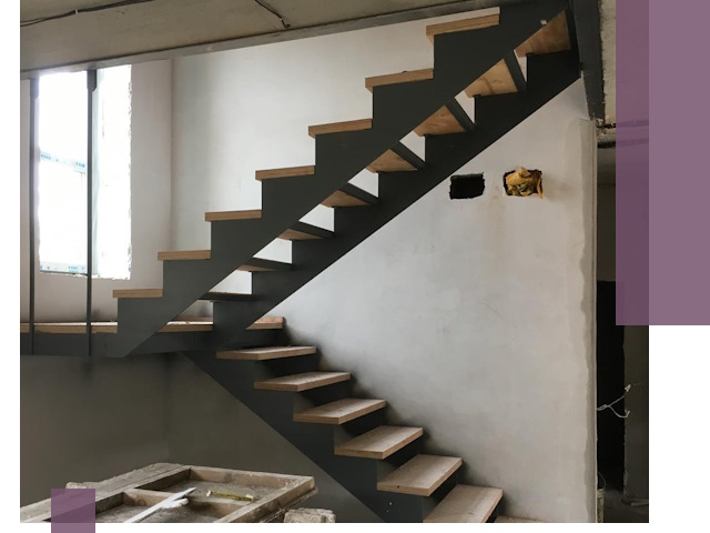 Изготовление лестниц на металлокаркасе в Качканаре от производителя