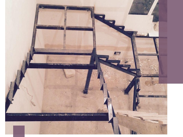 Монтаж лестниц на металлокаркасе в Качканаре быстро и качественно