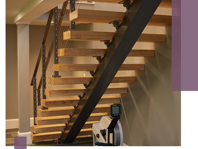 Лестницы на монокосоурах под ключ в Качканаре - изготовление и монтаж