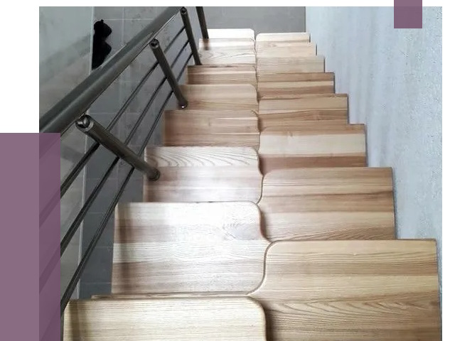 Лестницы гусиный шаг в Качканаре от 13073 руб. под ключ | ПРОЛЁТ-Кчк