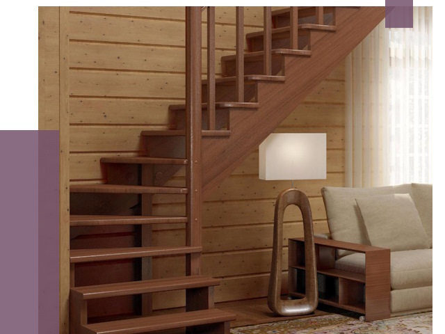 Лестницы эконом класса в Качканаре от 18302 руб. бюджетные решения