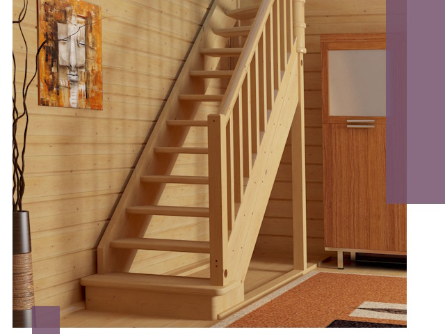 Лестницы эконом класса под ключ в Качканаре — недорого и быстро