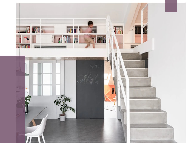 Лестницы для двухуровневой квартиры в Качканаре от 176864 руб. | ПРОЛЁТ-Кчк