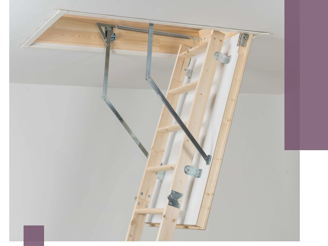 Установка чердачной лестницы под ключ в Качканаре