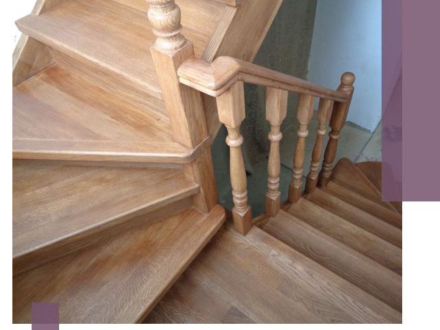 Дубовые лестницы под ключ в Качканаре: изготовление и монтаж