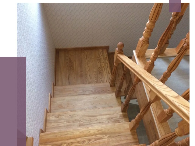 Сосновые лестницы в Качканаре под ключ от 8100 руб.  | ПРОЛЁТ-Кчк