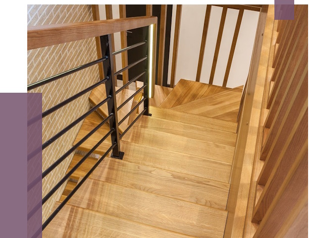 Лестницы из ясеня в Качканаре под ключ от 10048 руб. 