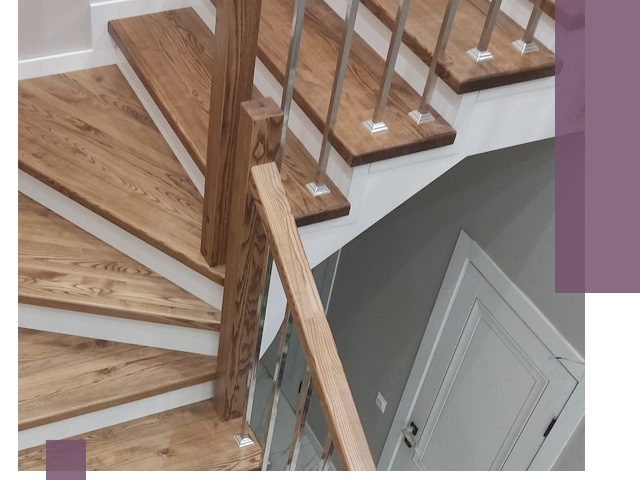 Обшивка металлических лестниц под ключ в Качканаре