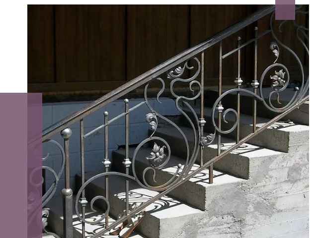 Кованые перила в Качканаре от 8715 руб. под ключ — качество от ПРОЛЁТ-Кчк