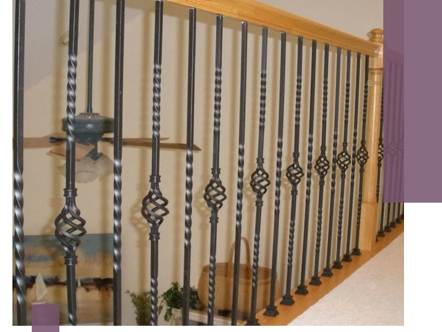 Изготовление и монтаж кованных перил в Качканаре под ключ