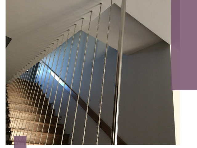 Тросовые перила под ключ в Качканаре — производство и монтаж