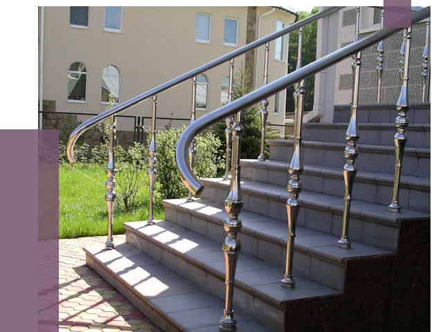 Перила для крыльца в Качканаре от 10766 руб. — монтаж ПРОЛЁТ-Кчк