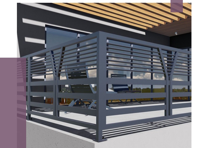 Изготовление балконных ограждений в Качканаре от 10766 руб. | ПРОЛЁТ-Кчк