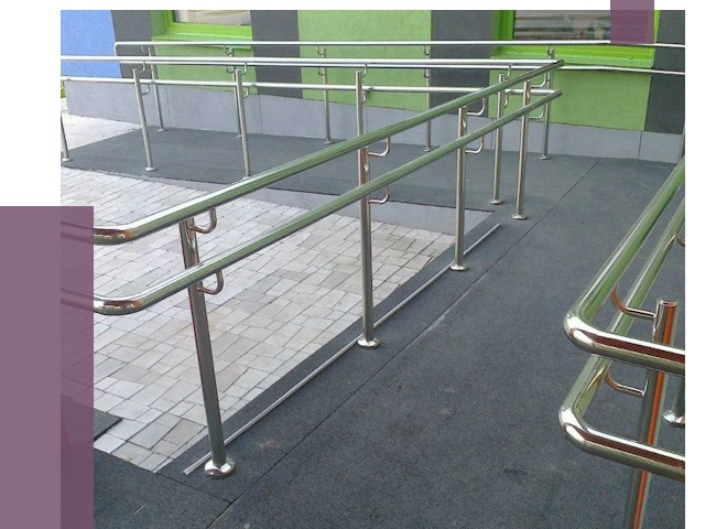 Ограждения пандусов в Качканаре от 4358 руб. монтаж | ПРОЛЁТ-Кчк