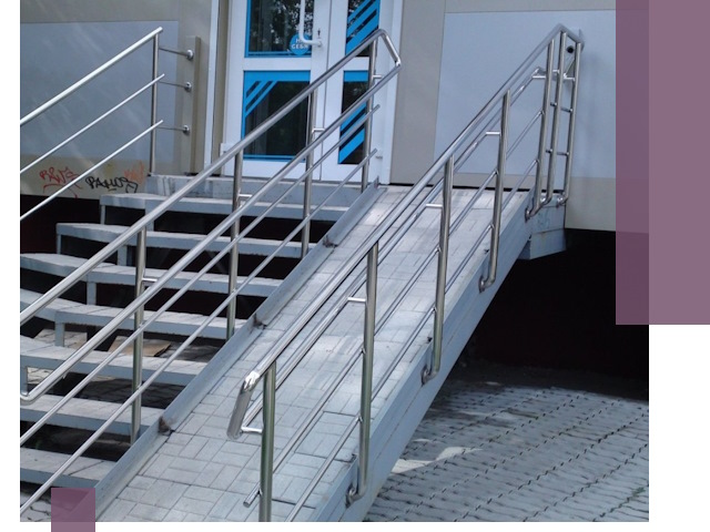 Пандус на крыльцо под ключ в Качканаре: монтаж и изготовление