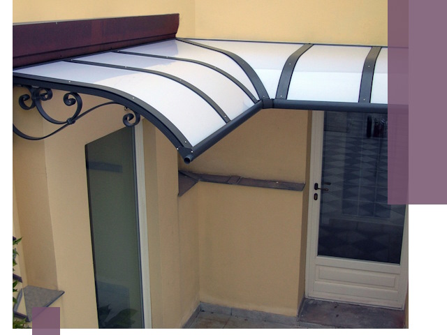 Монтаж козырьков любой сложности в Качканаре под ключ