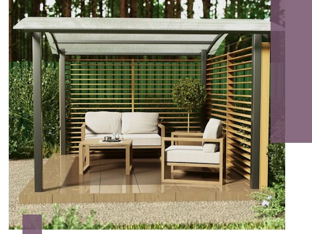 Навесы для дачи в Качканаре: изготовление, монтаж и демонтаж