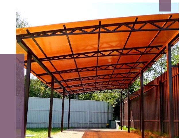 Односкатные навесы под ключ в Качканаре от 13175 руб. 