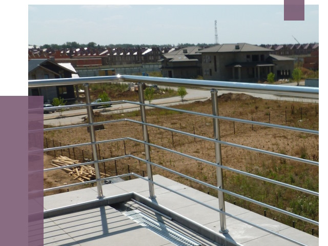 Парапеты из нержавеющей стали в Качканаре от 7997 руб. за м² | ПРОЛЁТ-Кчк