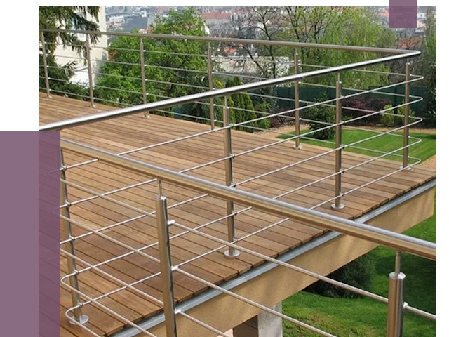 Алюминиевые парапеты в Качканаре под ключ от 7792 руб. 