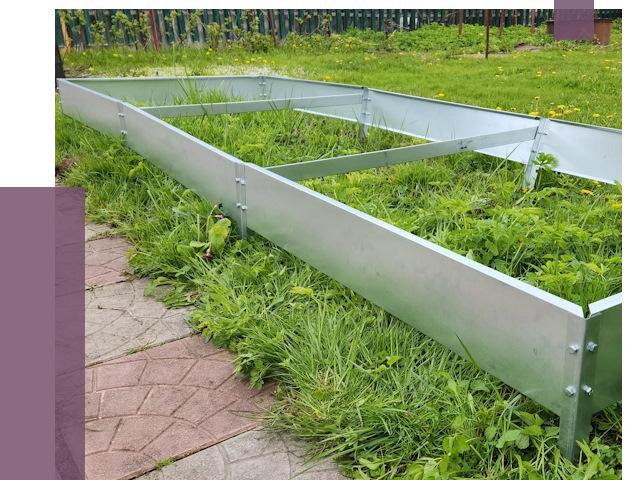 Металлические бордюры для грядок в Качканаре от 1794 руб.