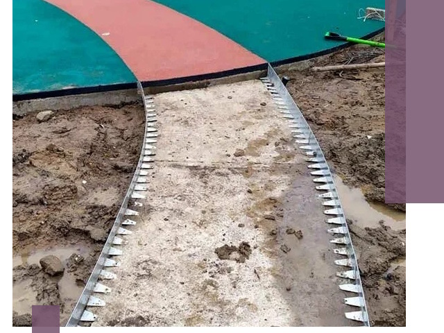 Металлические бордюры для дорожек в Качканаре — монтаж и изготовление