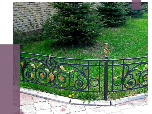 Кованые газонные ограждения в Качканаре от 7638 руб. — ПРОЛЁТ-Кчк