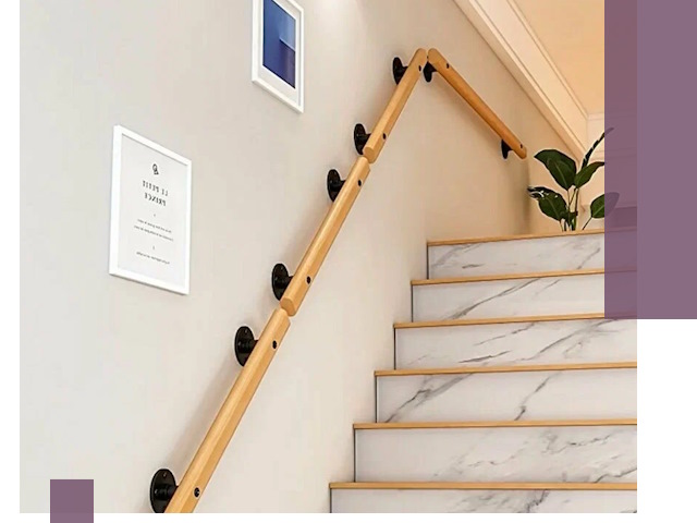 Поручни металлические и деревянные под ключ в Качканаре